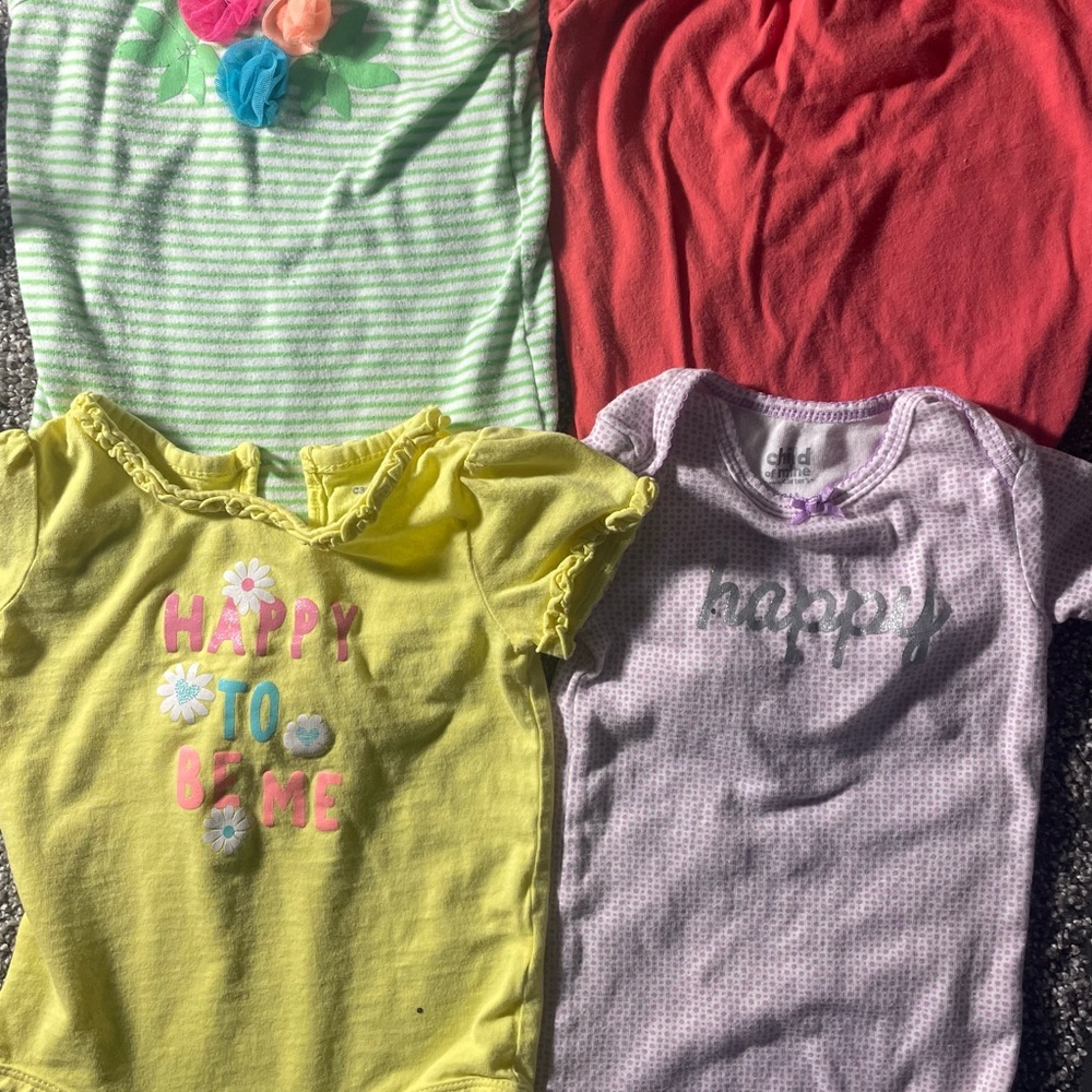 Colorful Baby Onesies Set